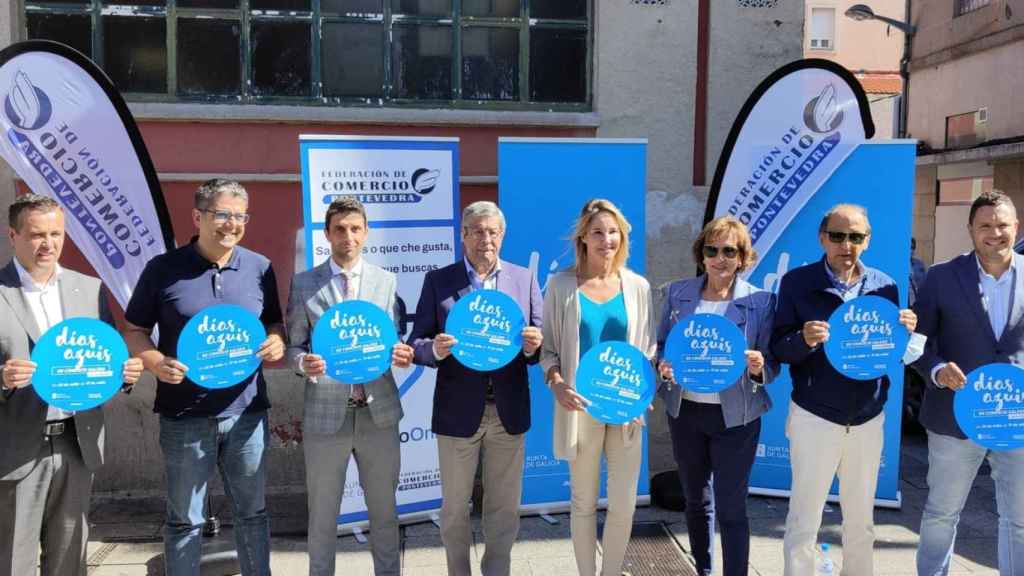 Presentación de la campaña ‘Días azules del comercio’.