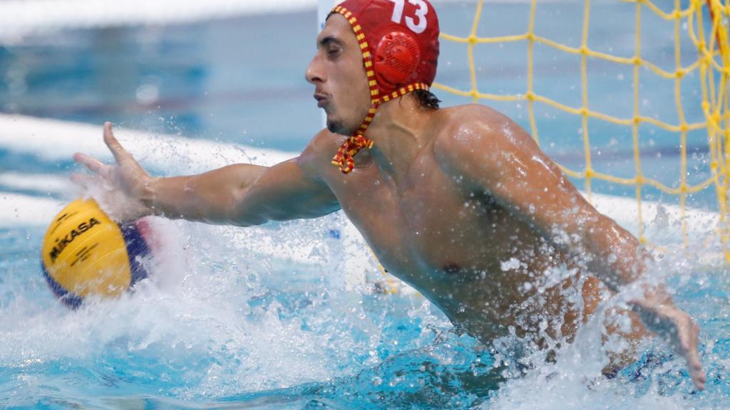 Unai Aguirre hace una parada.