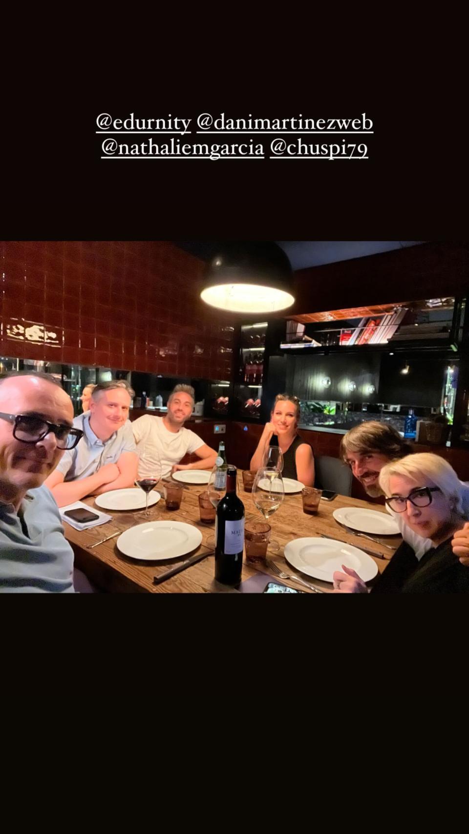 El 'Story' que ha publicado Risto Mejide junto a Santi Millán.