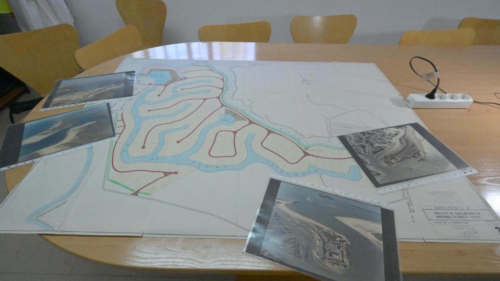 Imagen del proyecto de saneamiento de las marismas proyectado por Florentino Pérez