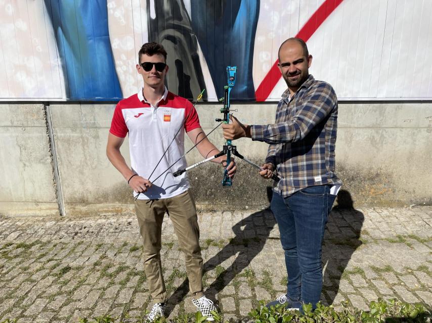 Carlos Arasa, concejal de Deportes con Carlos Iglesias