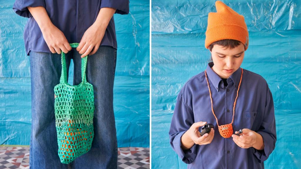 Los bolsos tienen diferentes formas y tamaños.