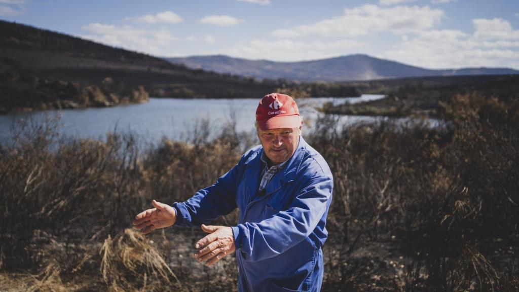 Jose Manuel Soto, 57 años, vecino de Cional me cuenta su experiencia durante el incendio de la Sierra de la Culebra.