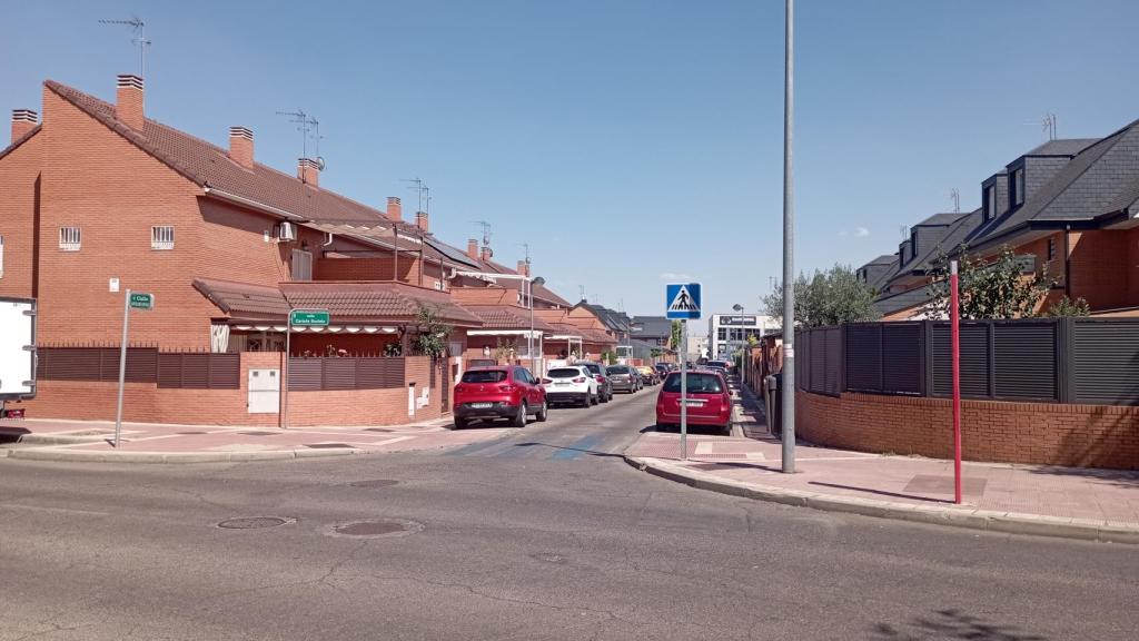 Cruce donde mataron a Cristina, al lado de su casa.