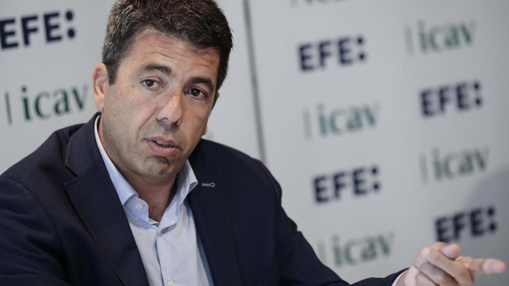 El presidente del PP en la Comunidad Valenciana, Carlos Mazón.