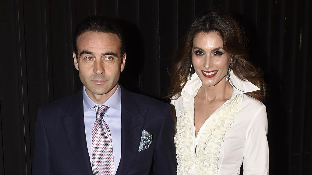 Paloma Cuevas y Enrique Ponce, el exmatrimonio, en un evento público en noviembre de 2016.