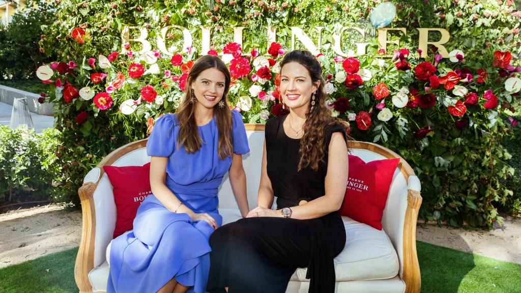 Isabelle y Victoria Junot en la fiesta de verano de Bollinger.