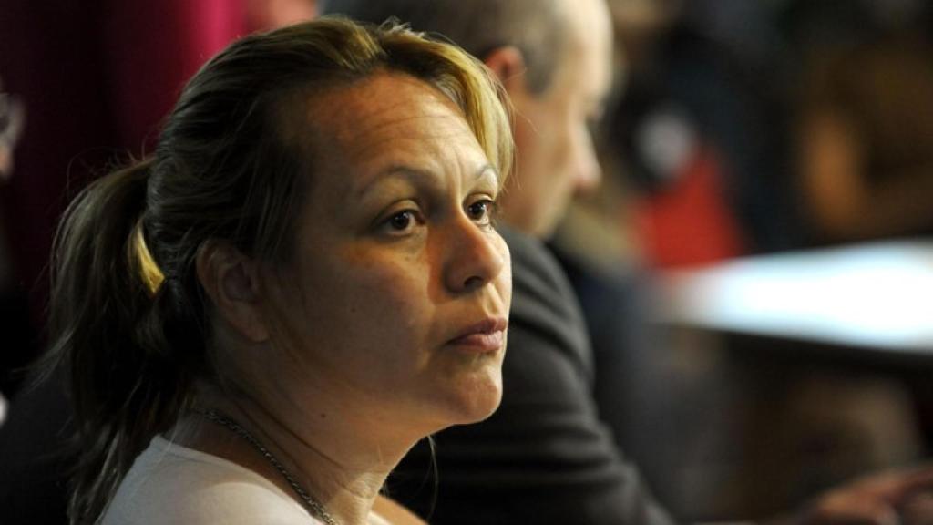 Alika Kinan durante el juicio contra su proxeneta.