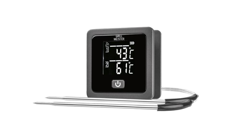 Así es el termómetro Bluetooth para barbacoas de Lidl.