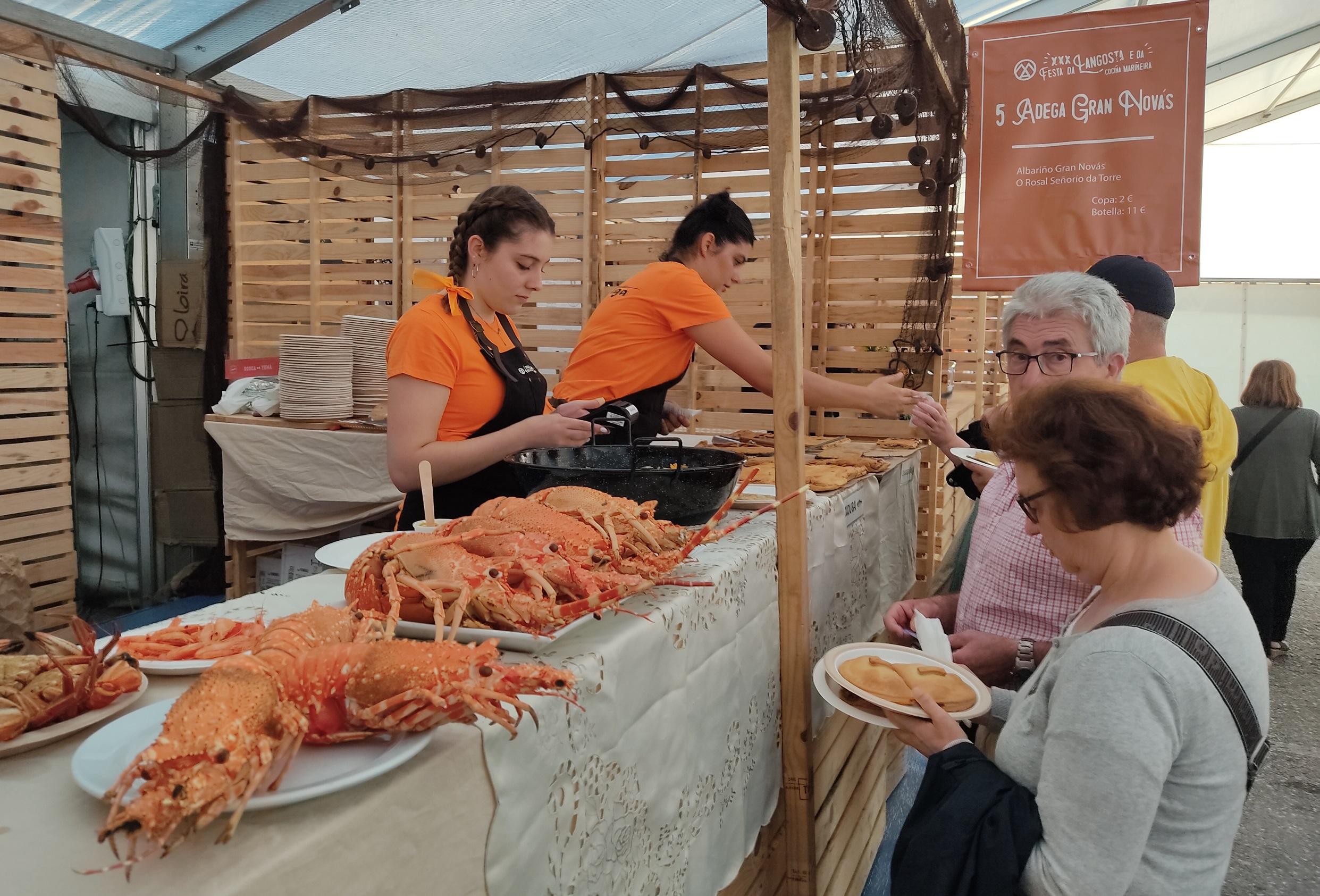 Primera jornada de la Festa da Langosta 2022 de A Guarda.