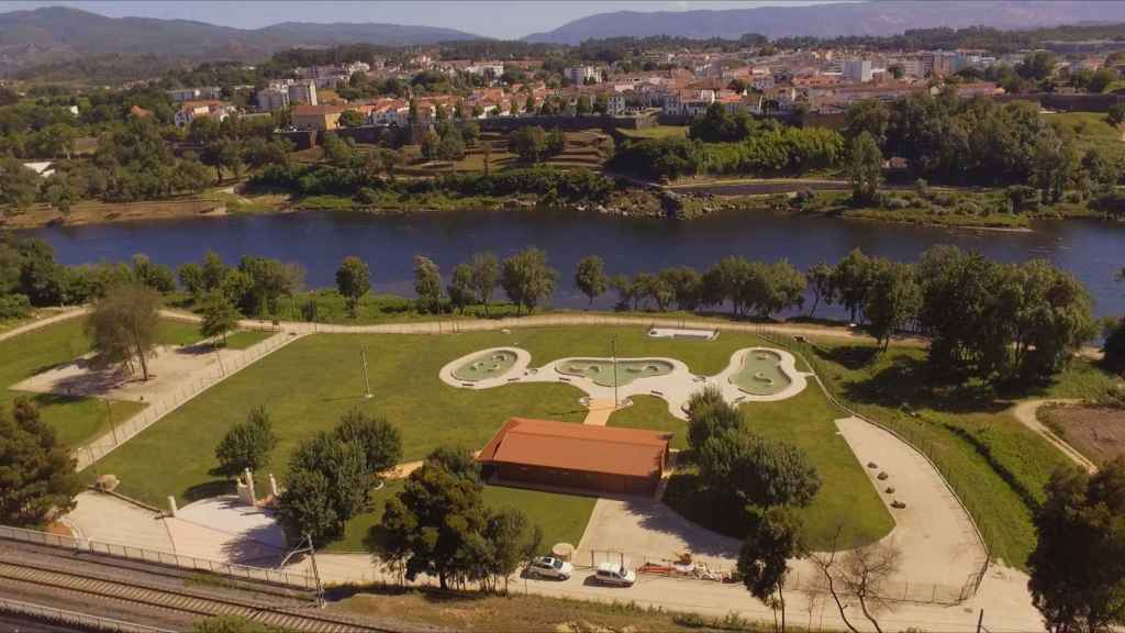 Instalaciones del Espacio Lúdico Termal de Salvaterra de Miño.