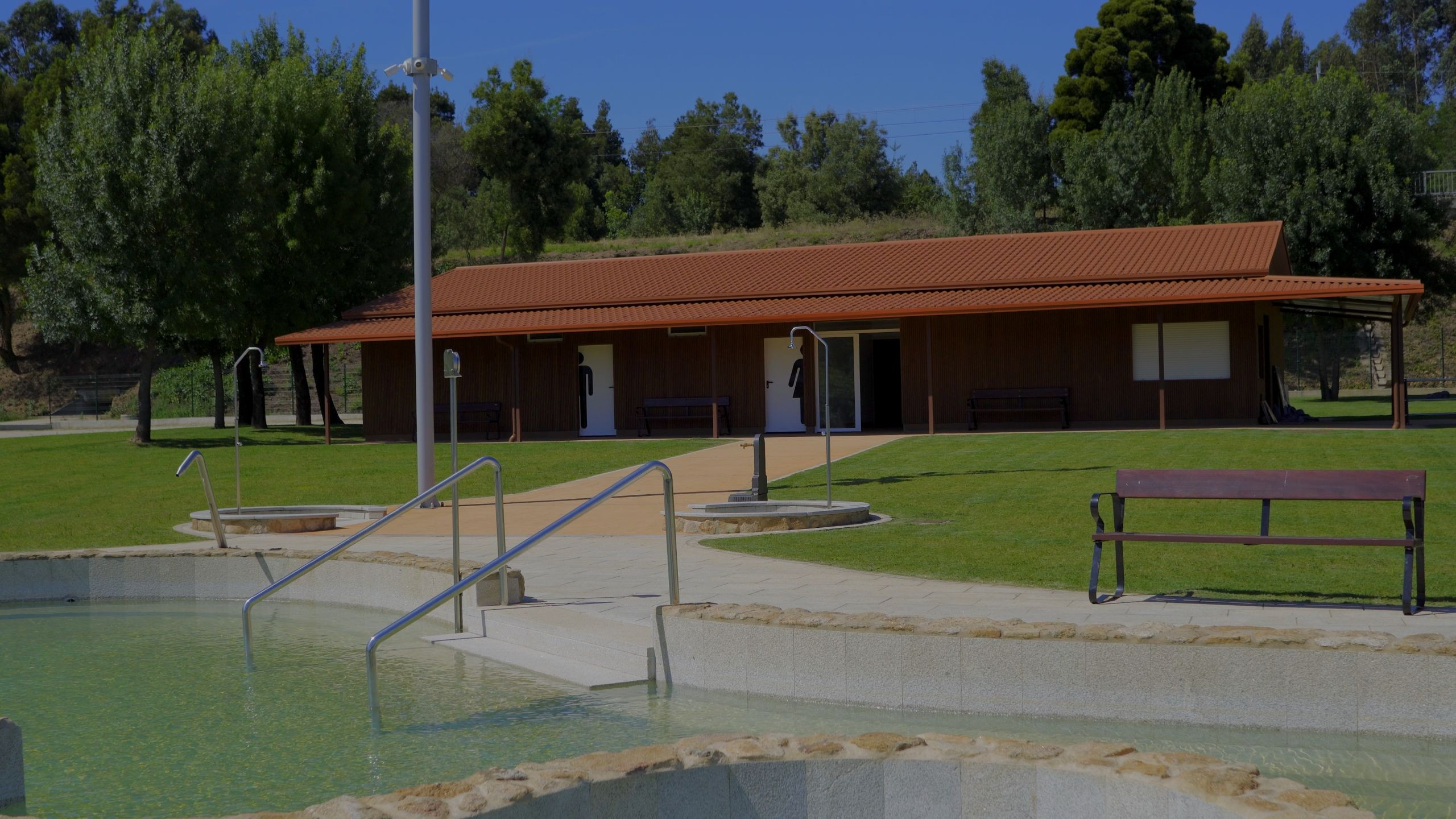 Instalaciones de las termas de Salvaterra.