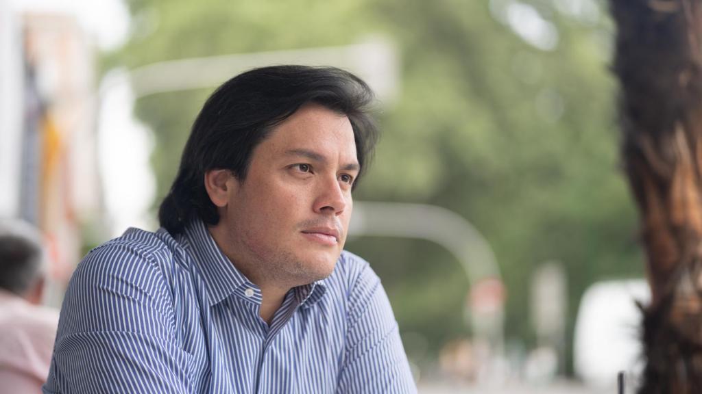 Carlos Paparoni durante su entrevista con EL ESPAÑOL.