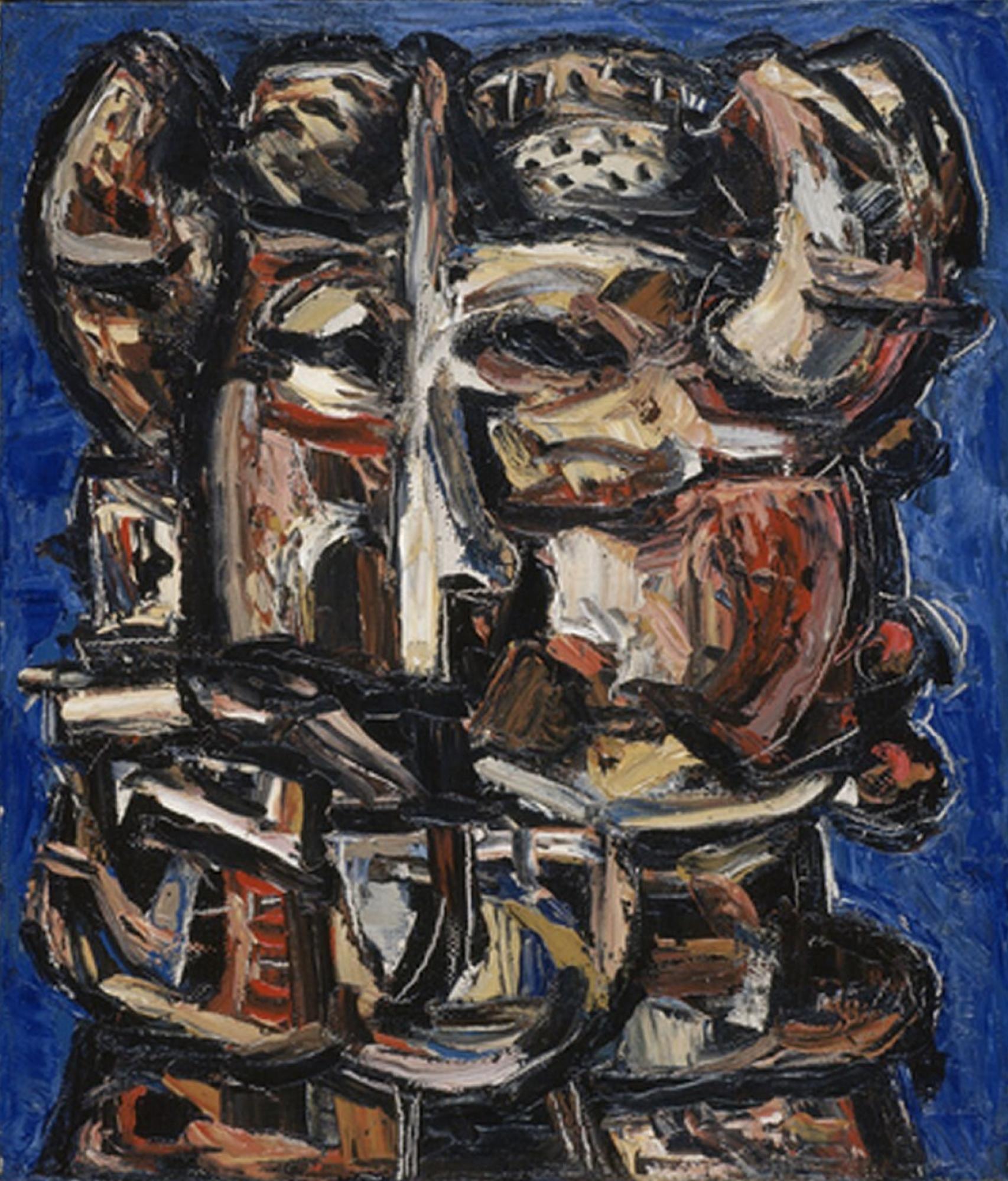 'Jefe azteca', de José Otero Abeledo Laxeiro. Foto: Archivo Fundación Laxeiro