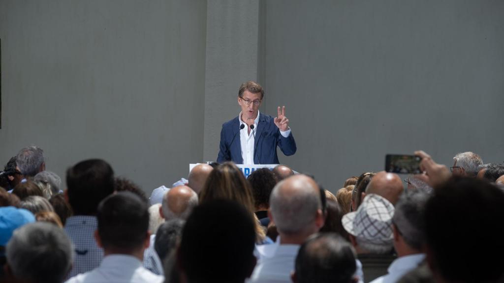 El presidente del Partido Popular, Alberto Núñez Feijóo.