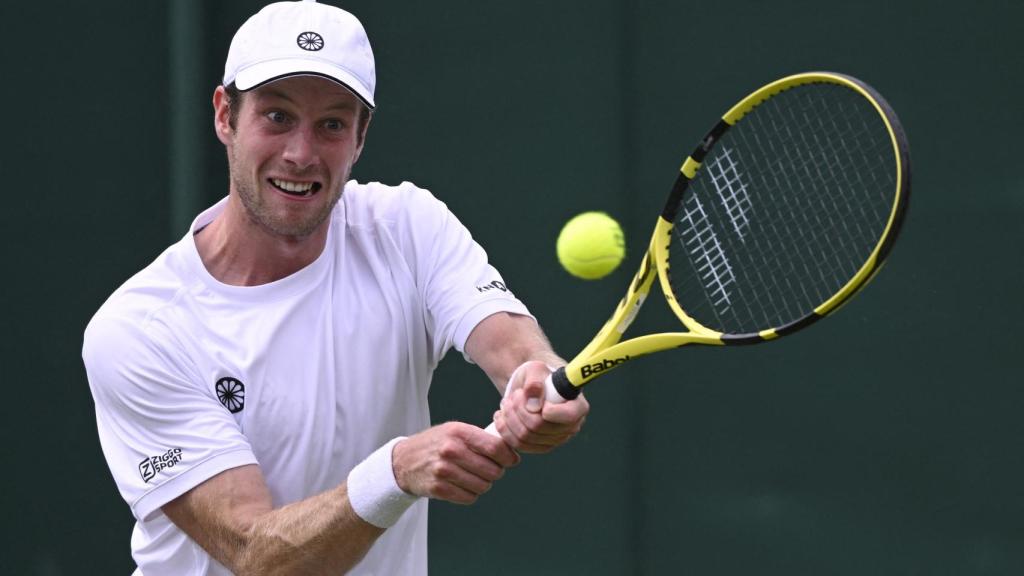 Van de Zandschulp durante su participación en Wimbledon