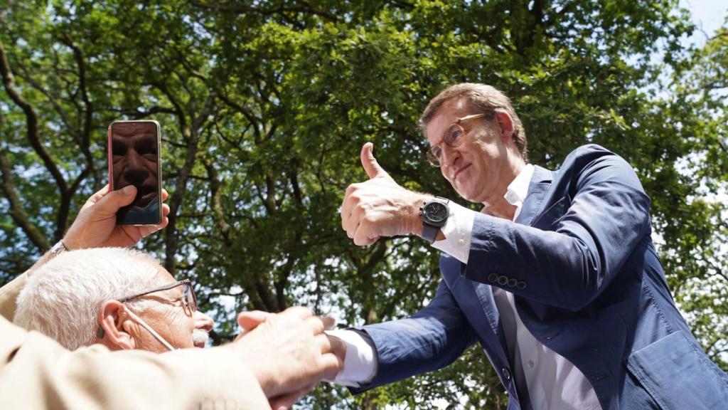 Alberto Núñez Feijóo, este sábado.