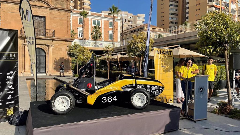 Imagen del nuevo monoplaza diseñado por la Universidad de Málaga.