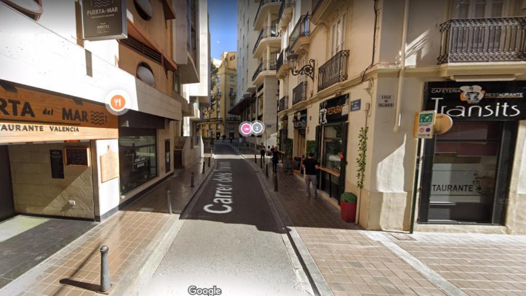 Los hechos ocurrieron en la entrada de un supermercado del distrito de Trànsits en Valencia.