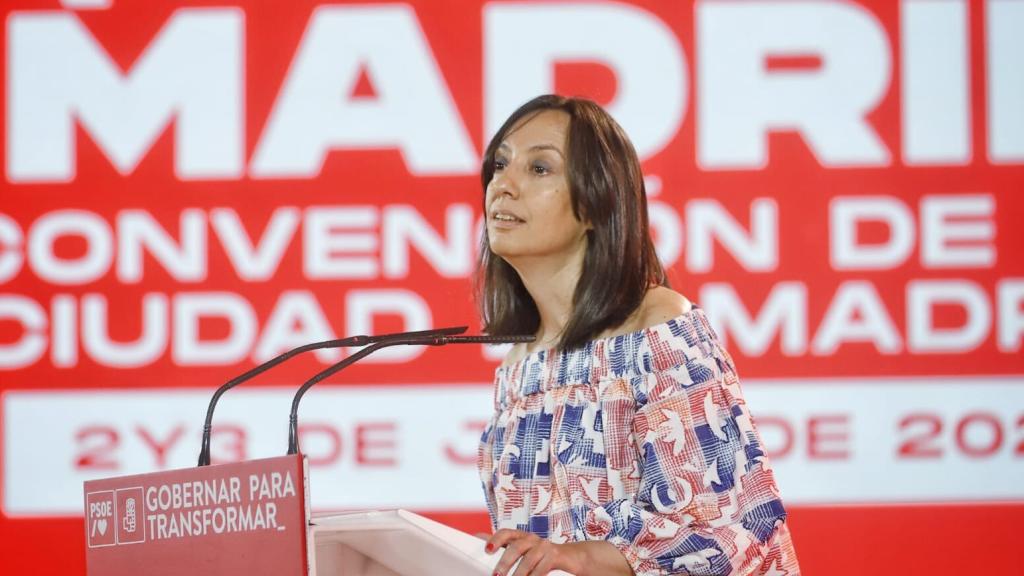 Mercedes González, este domingo.