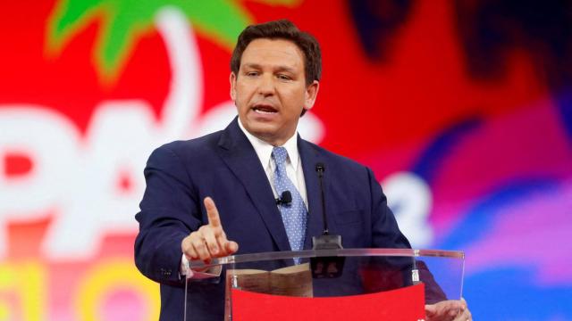 El gobernador de Florida Ron DeSantis.