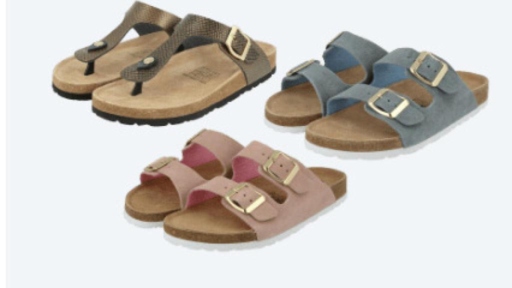 Sandalias ergonómicas de Aldi