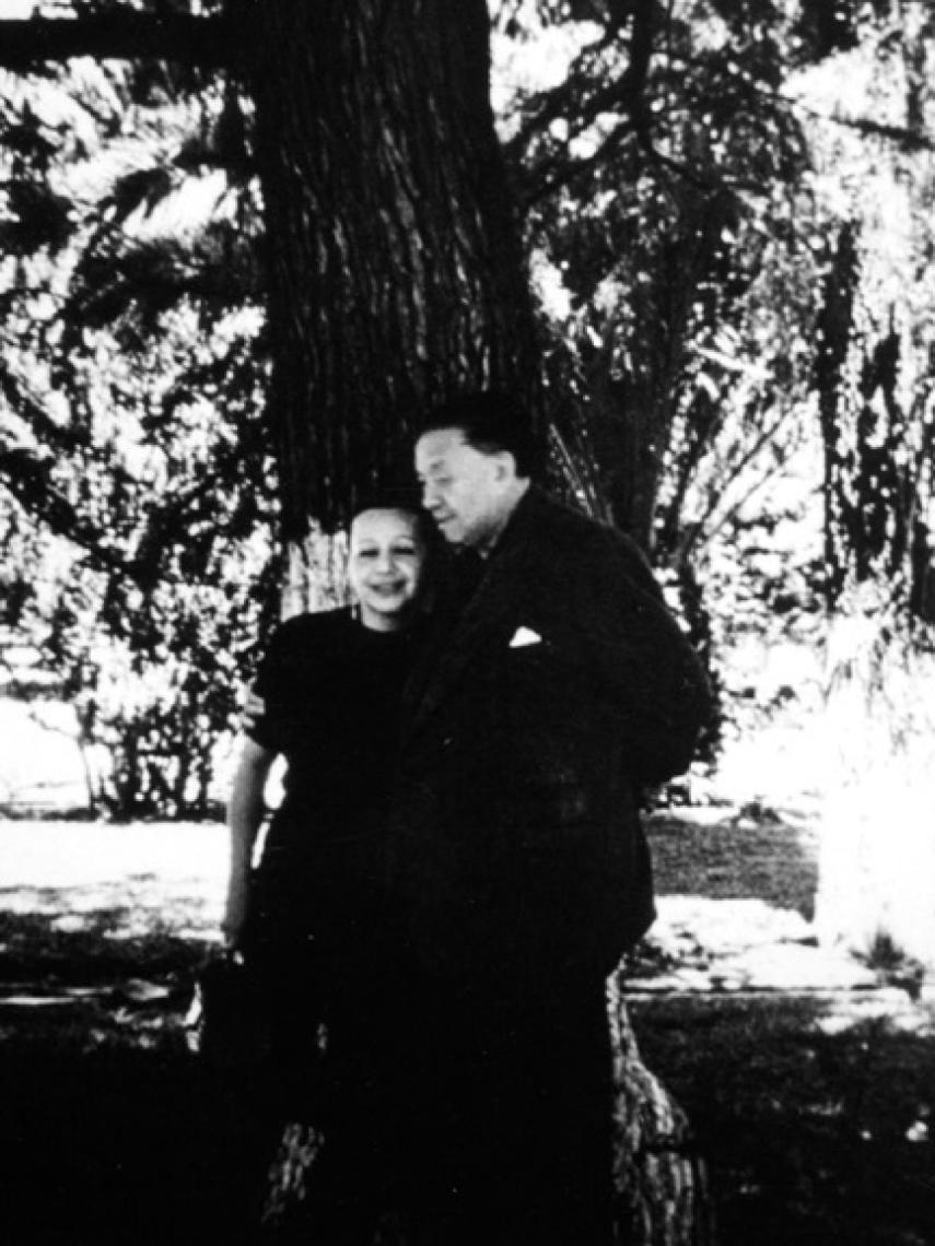 Con Diego Rivera, amistad de por vida. El muralista le cedió todos los derechos autorales de su obra.