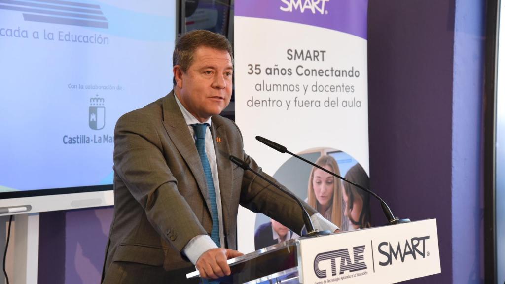 Intervención del presidente de Castilla-La Mancha, Emiliano García-Page