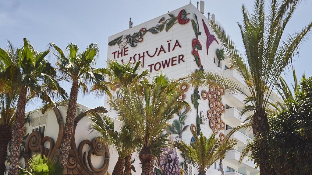 Fachada del hotel The Ushuaïa Tower.