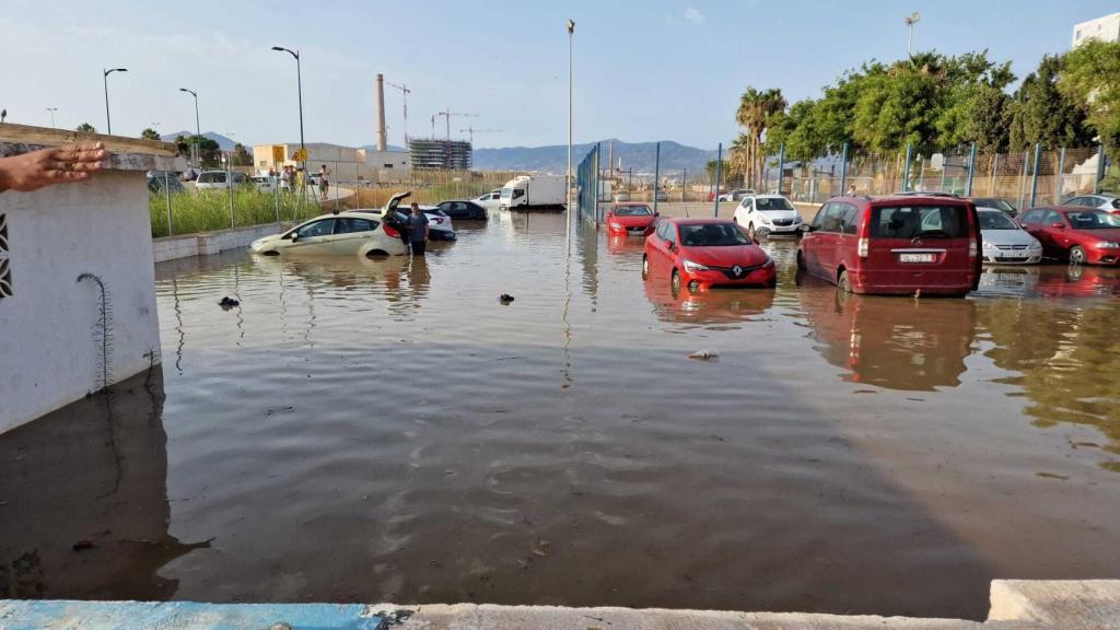 Inundación aguas fecales Sacaba