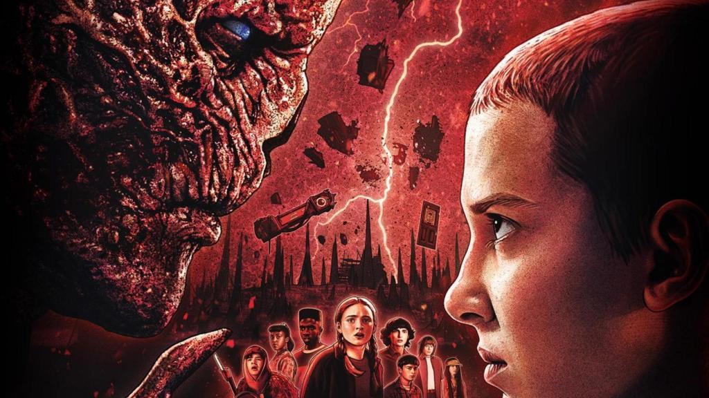Cartel de la serie de la temporada 4 de la seria de Netflix 'Stranger Things'.