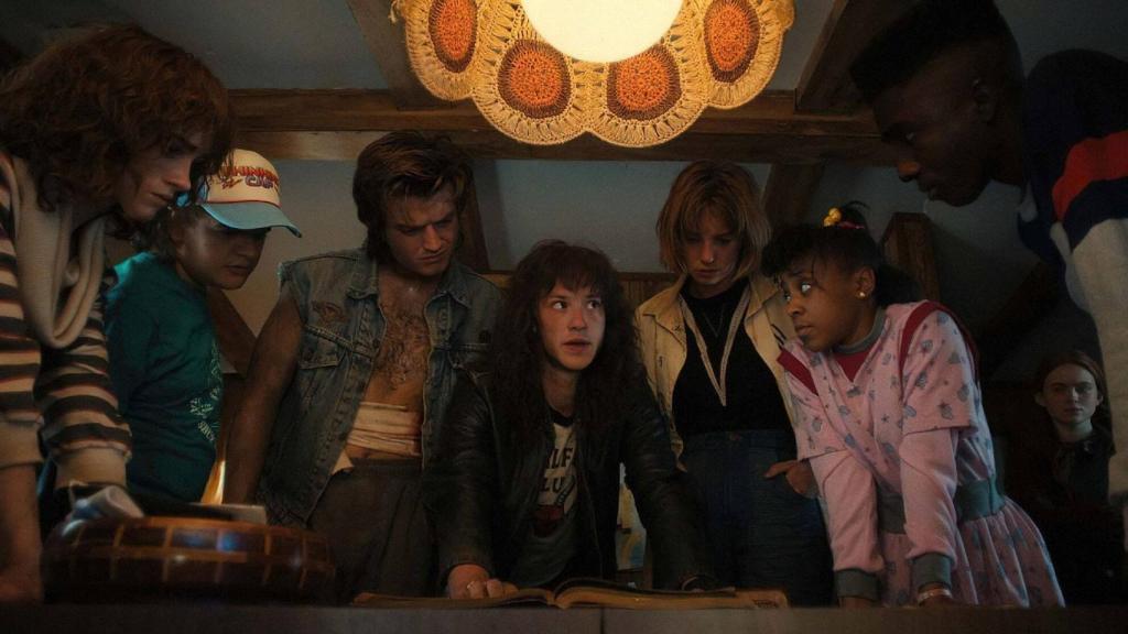 Escena de la temporada 4 de la serie de Netflix 'Stranger Things'.