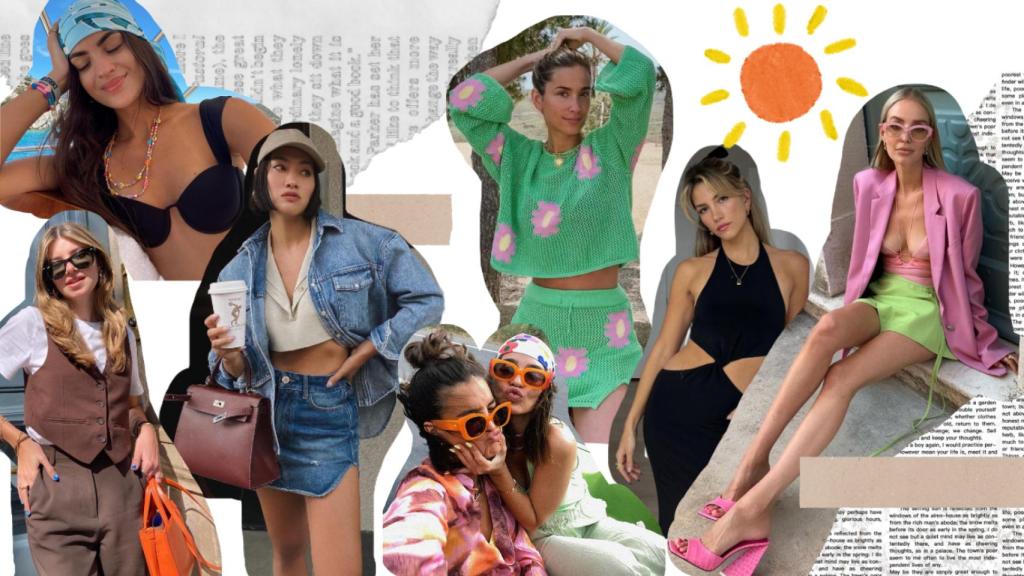 Collage tendencias del verano.