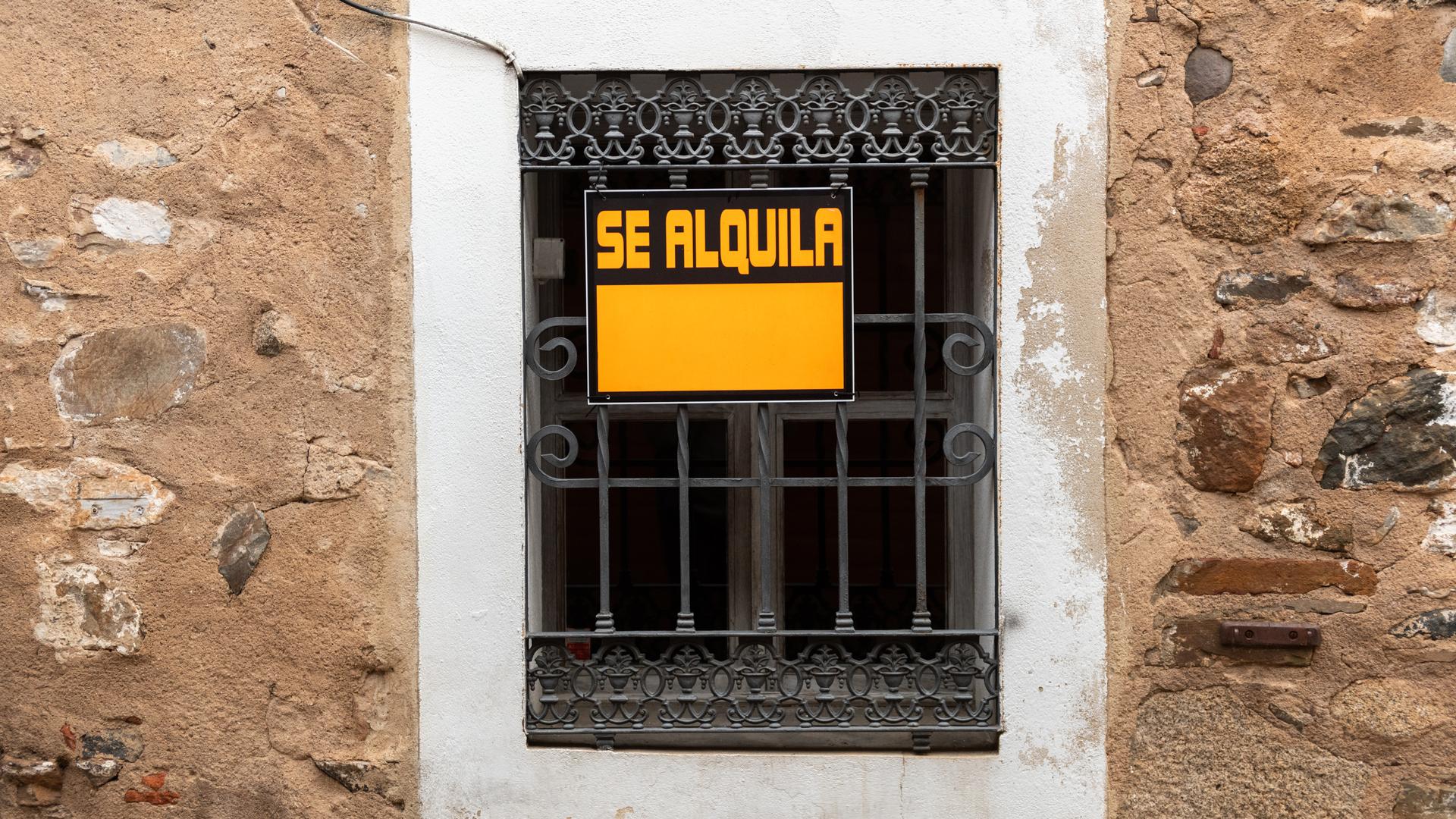 Vivienda en alquiler.