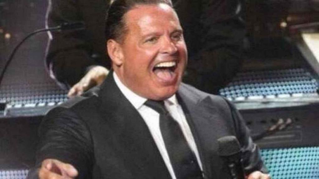 Luis Miguel, en una imagen de 2016 con varios kilos de más.