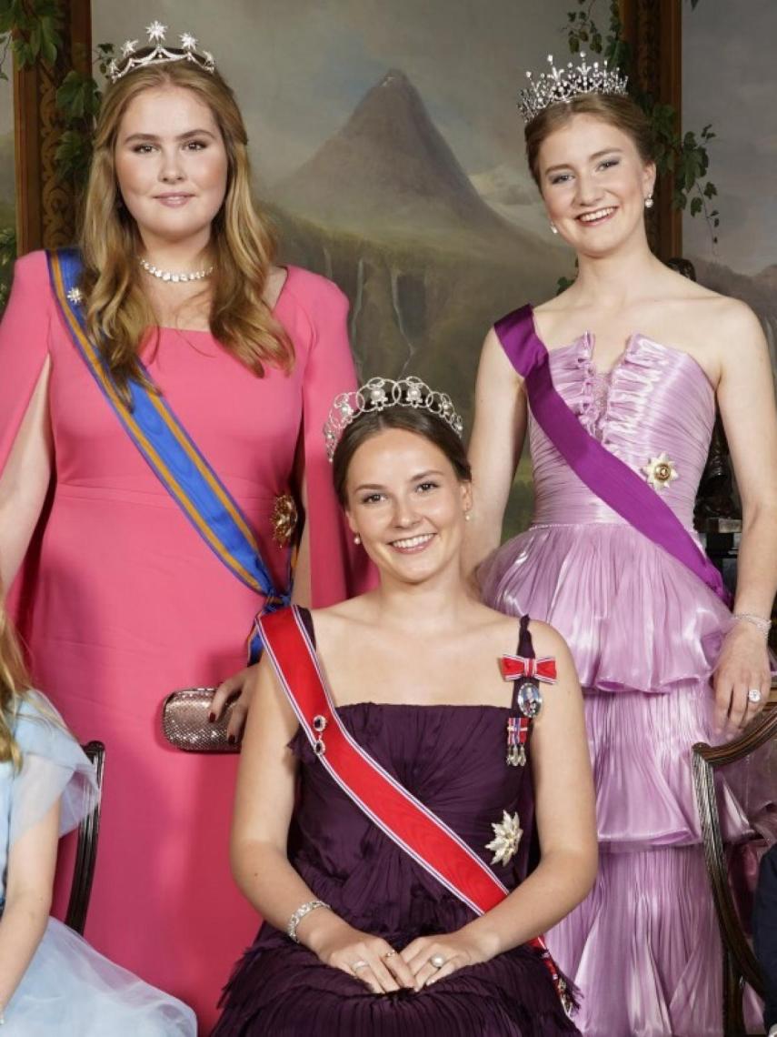 Amalia estuvo en el cumpleaños de Ingrid de Noruega con Elisabeth de Béligca.