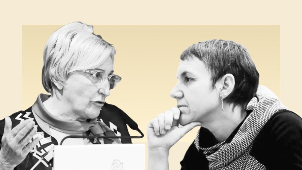 Ana Barceló (PSOE) y Papi Robles (Compromís).