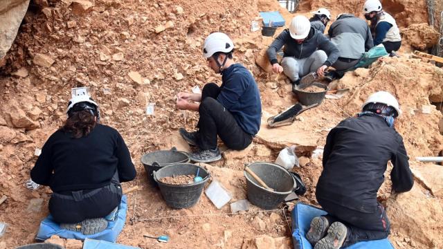 Excavaciones en los yacimientos de Atapuerca