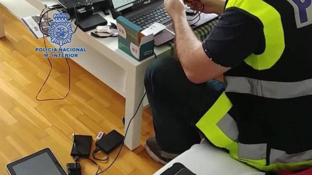 Imagen de la intervención facilitada por la Policía Nacional.