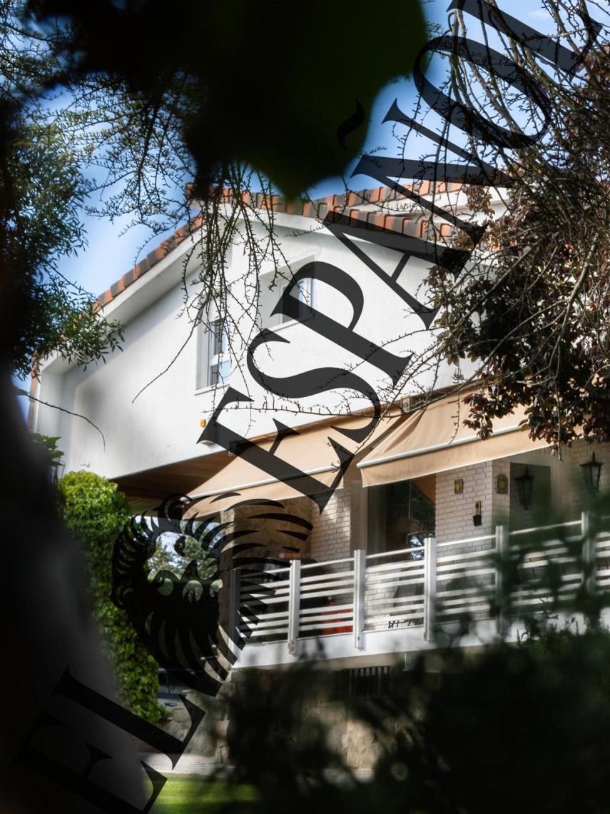 Un sector de la nueva casa de Omar Montes.