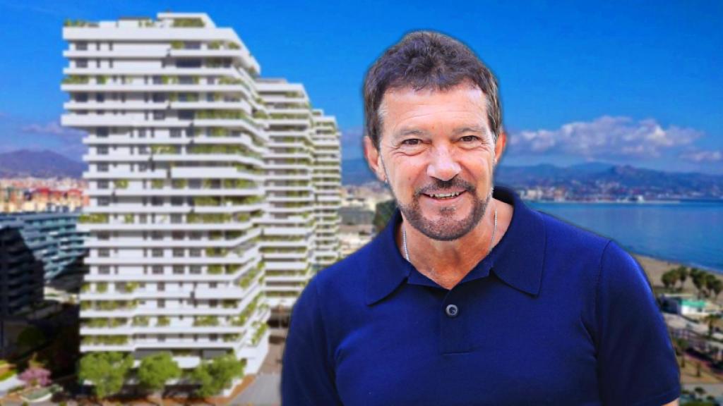 Antonio Banderas en un fotomontaje de EL ESPAÑOL.