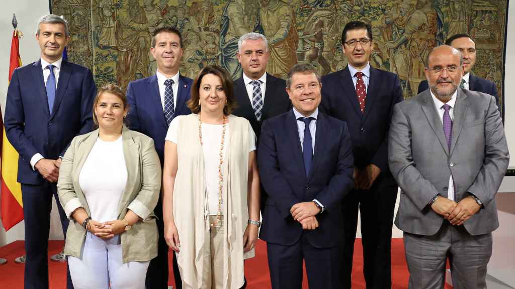 García-Page firma su séptimo plan de empleo con las diputaciones. / Foto: Óscar Huertas.