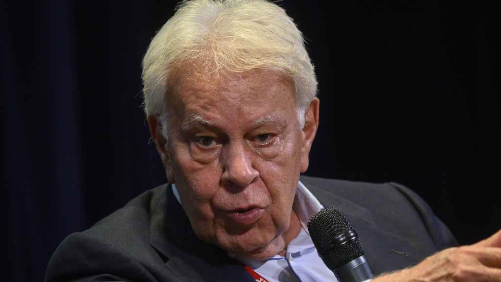 El expresidente del Gobierno Felipe González, este martes en Santander.