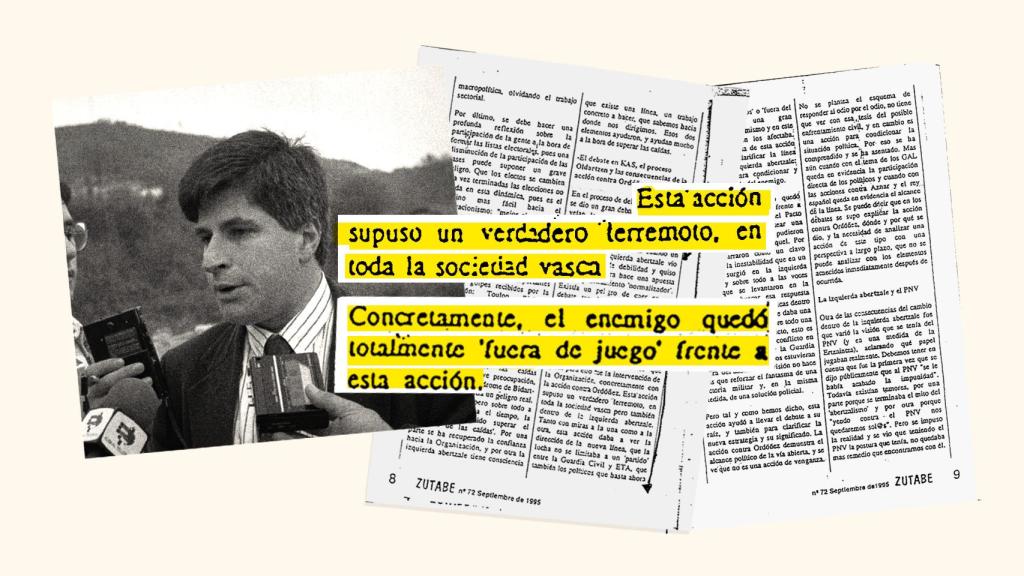 Diseño: Arte EE / Boletín interno de ETA de 1995