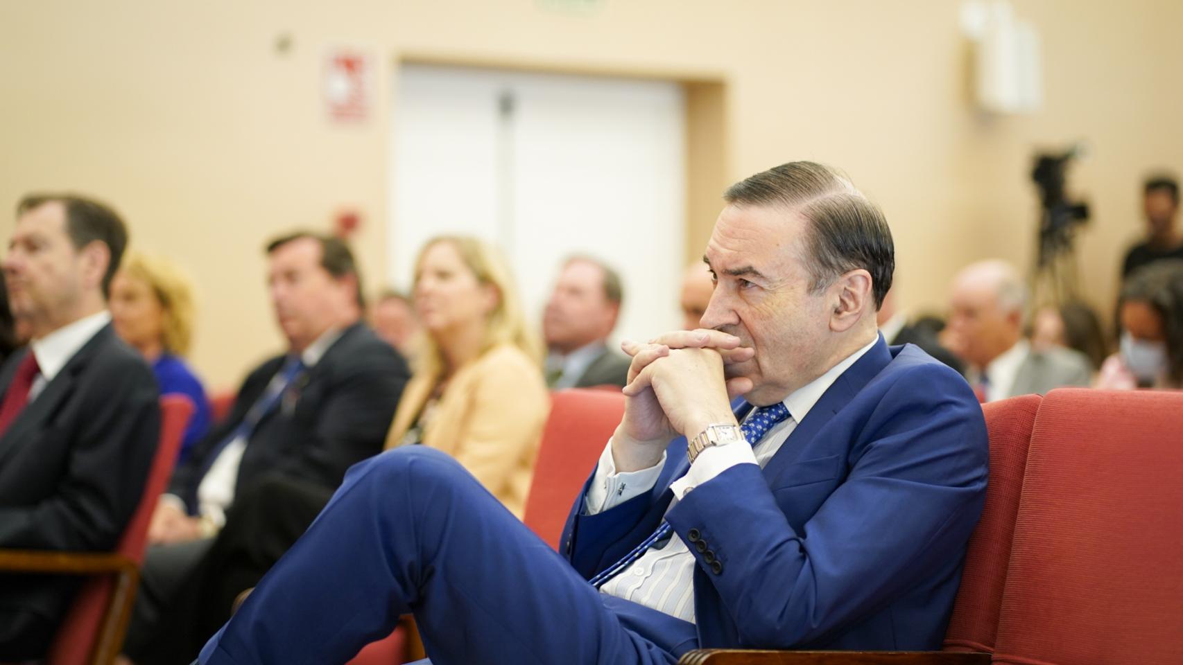 Pedro J. Ramírez, presidente ejecutivo y director de EL ESPAÑOL, en el foro 'El futuro de la OTAN tras la Cumbre de Madrid'.