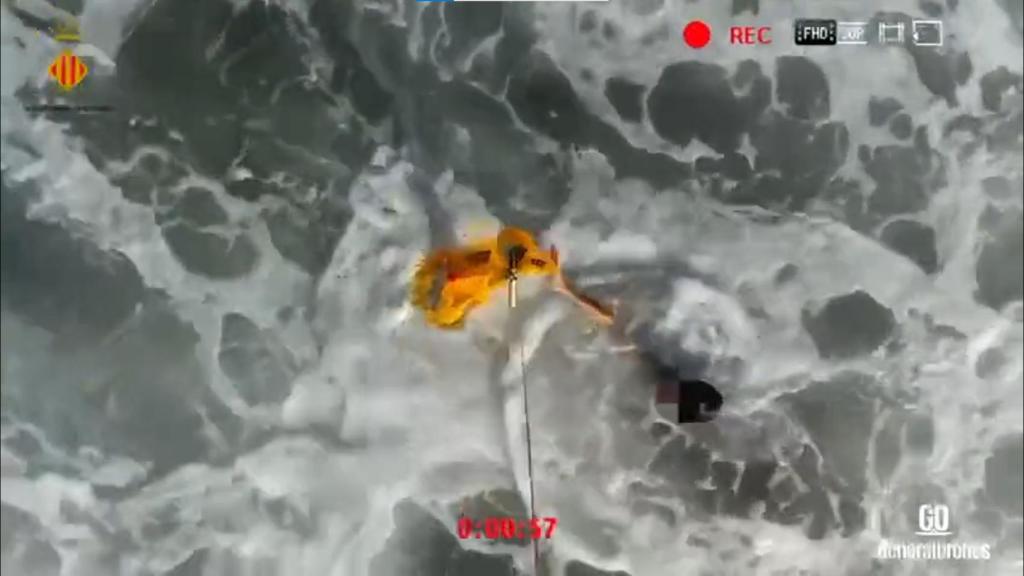 Rescate con dron de un adolescente