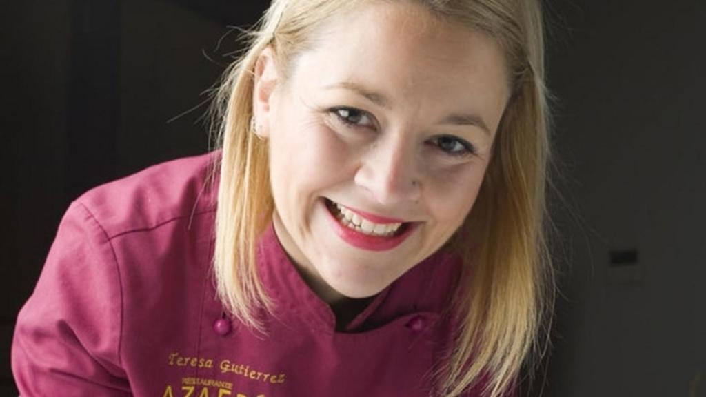 Teresa Gutiérrez, chef del Restaurante Azafrán de Villarobledo en una imagen de archivo.