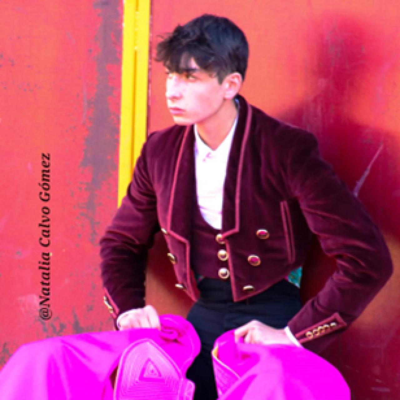 Pedro Andrés, novillero que actuará en la novillada del domingo 17 (Foto Natalia Calvo)