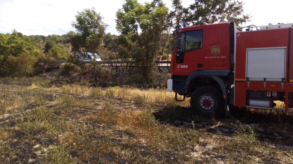 Imagen de archivo de un incendio en la provincia de Valladolid