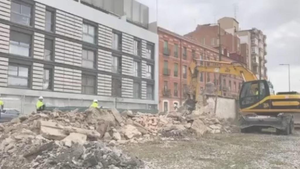 Obras en el Túnel de Panaderos de Valladolid